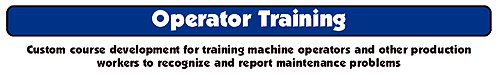 Operator Training Courses